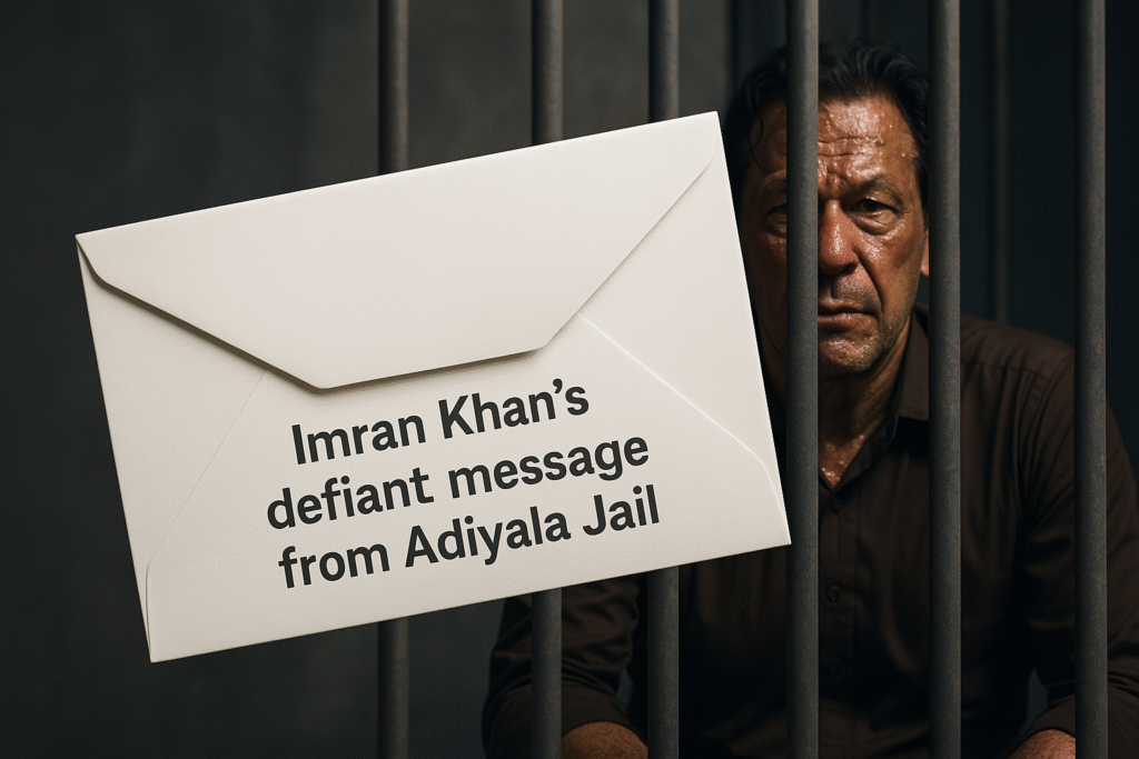 Imran Khan’s Defiant Message from Adiyala Jail
