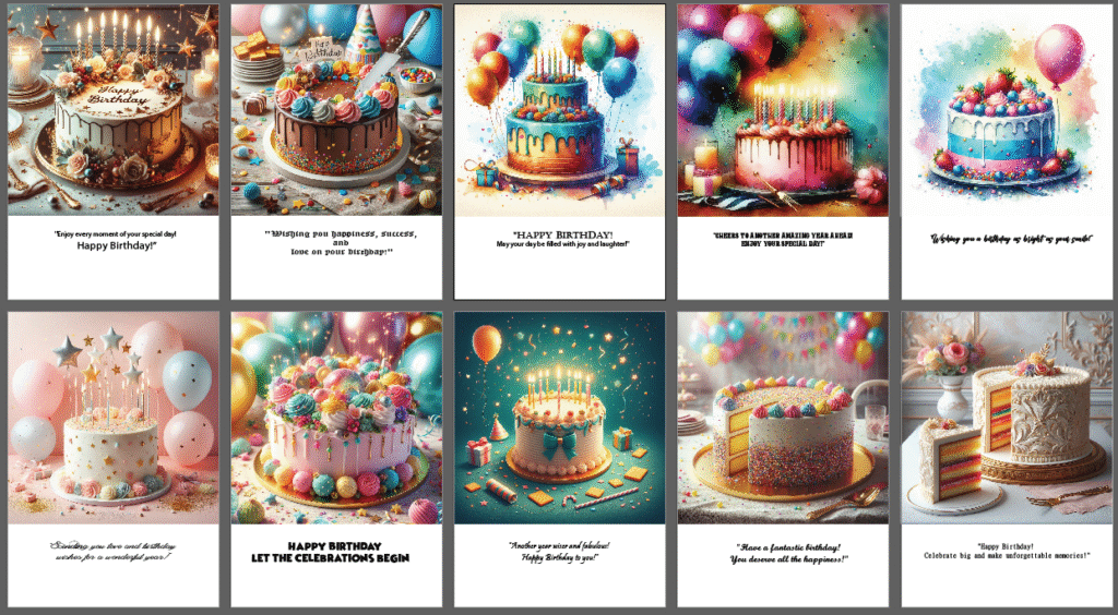 Printable Happy Birthday Cards
