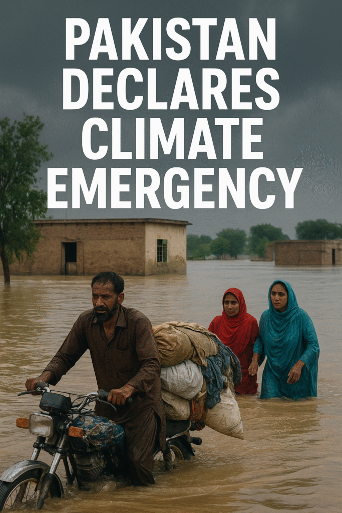 Pakistan Declares Climate Emergency
